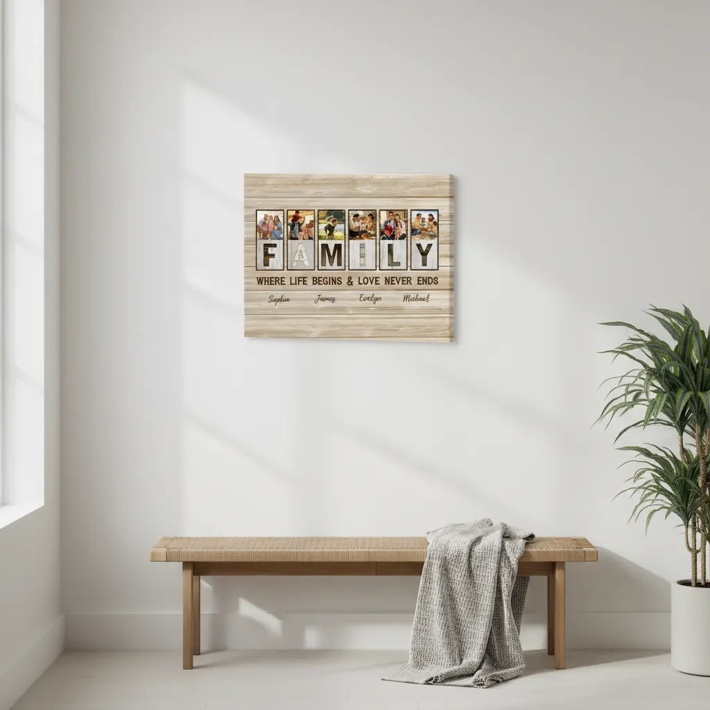 Framed Canvas 3:4 Horizontal (US)