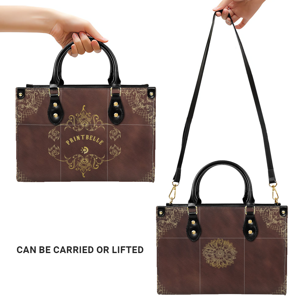 Top-Grain Leather Handbag