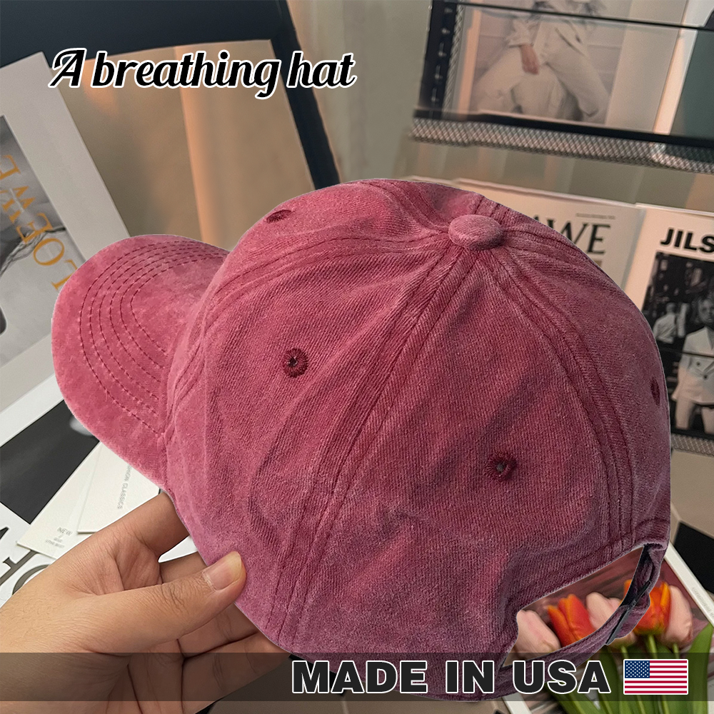 Wash Denim Cap (Print in USA)