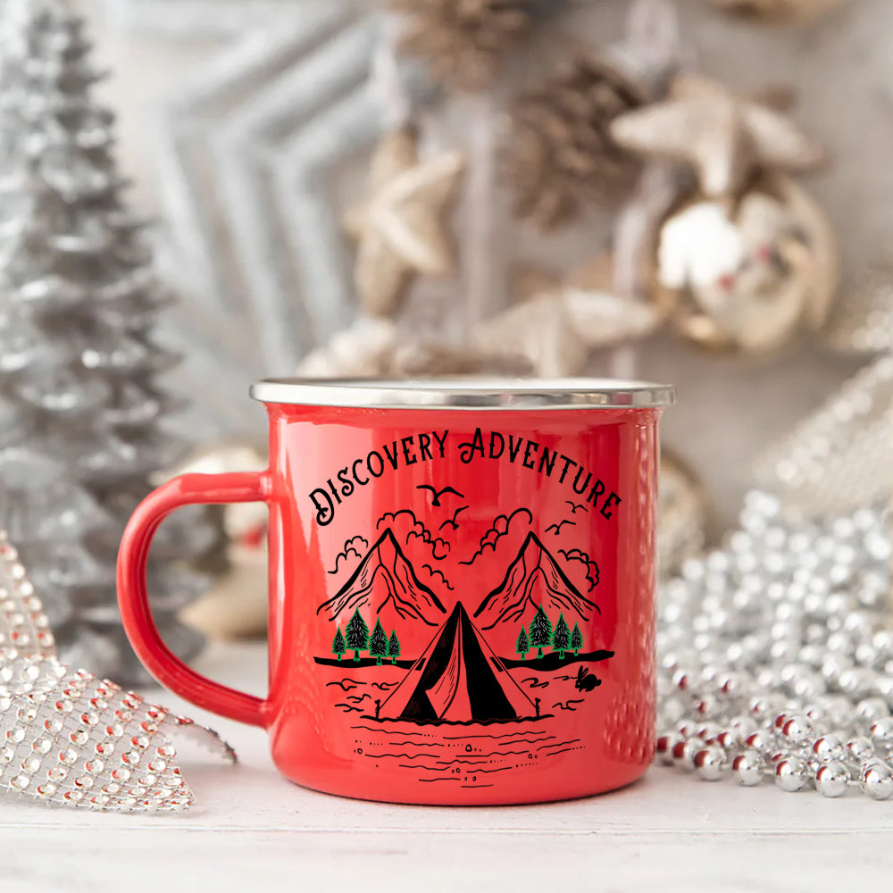 12OZ Enamel Cups with Handle