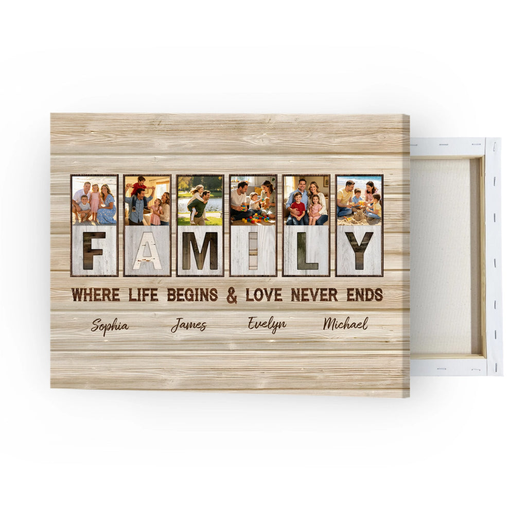Framed Canvas 3:4 Horizontal (US)