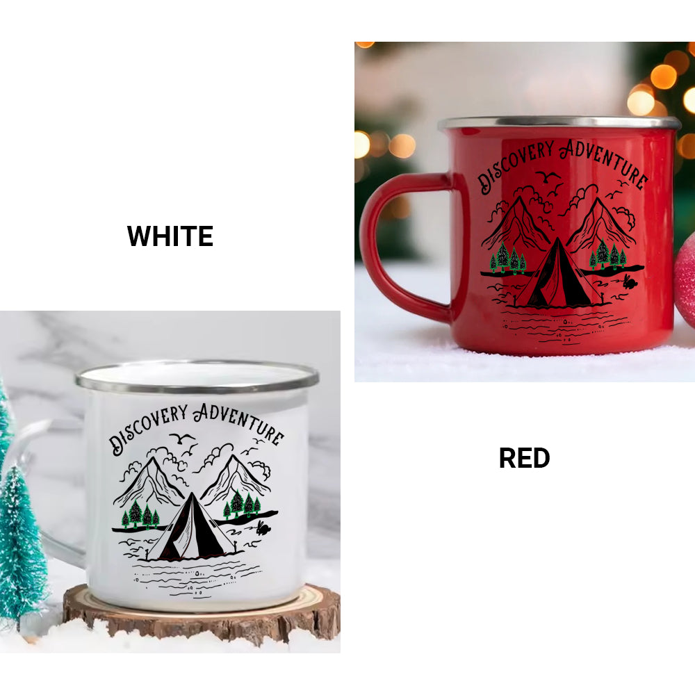 12OZ Enamel Cups with Handle