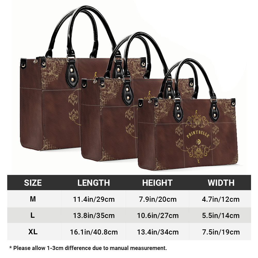 Top-Grain Leather Handbag