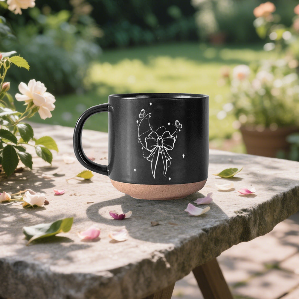 12OZ Pottery Mug-2 Side Engraved