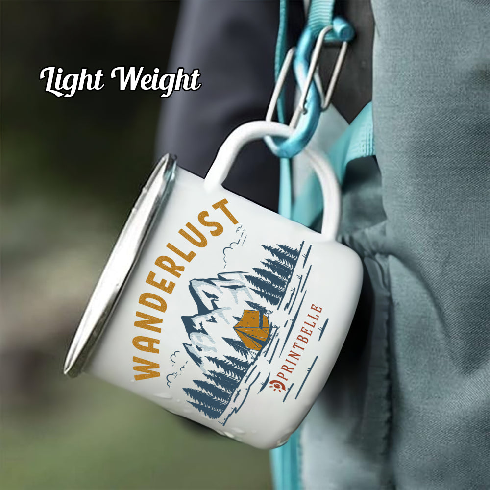12OZ Enamel Cups with Handle