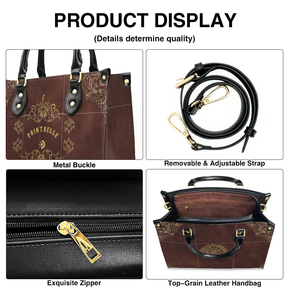 Top-Grain Leather Handbag