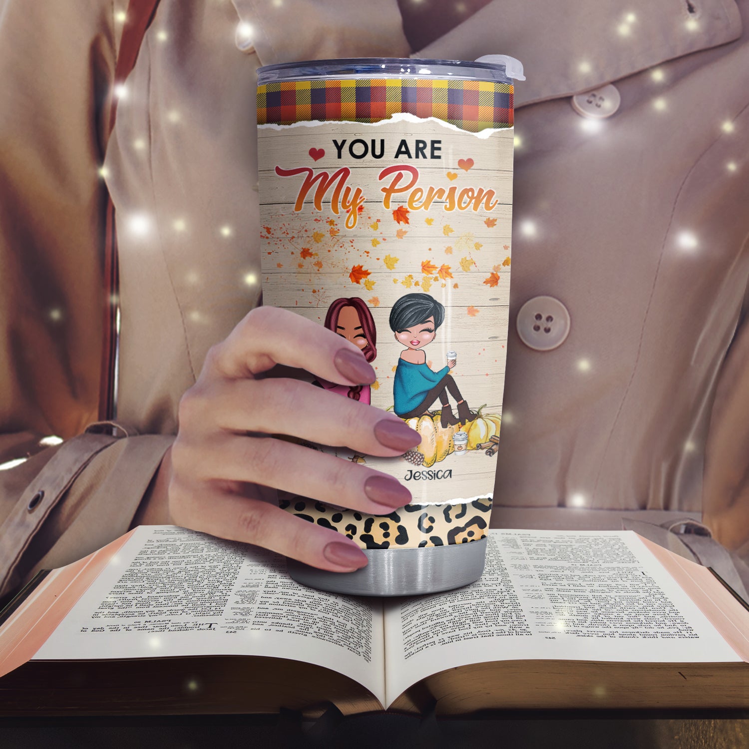 I Love You To My Bestie, Double Wall Insulated Tumbler, 20 oz, Gift For Sisters On Holiday
