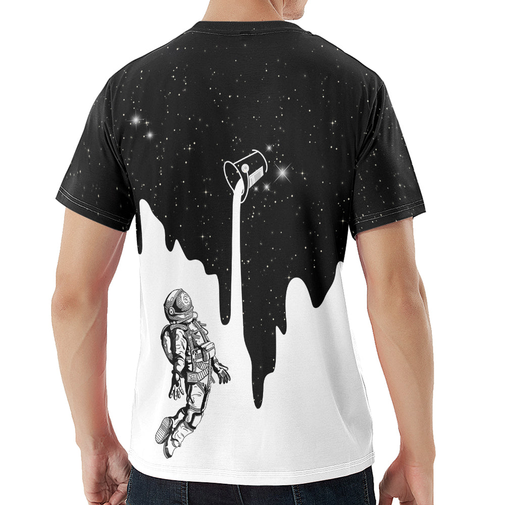 Adiffly Cartoon Astronaut T Shirt 3d Printing Hoods Summer Breathable
