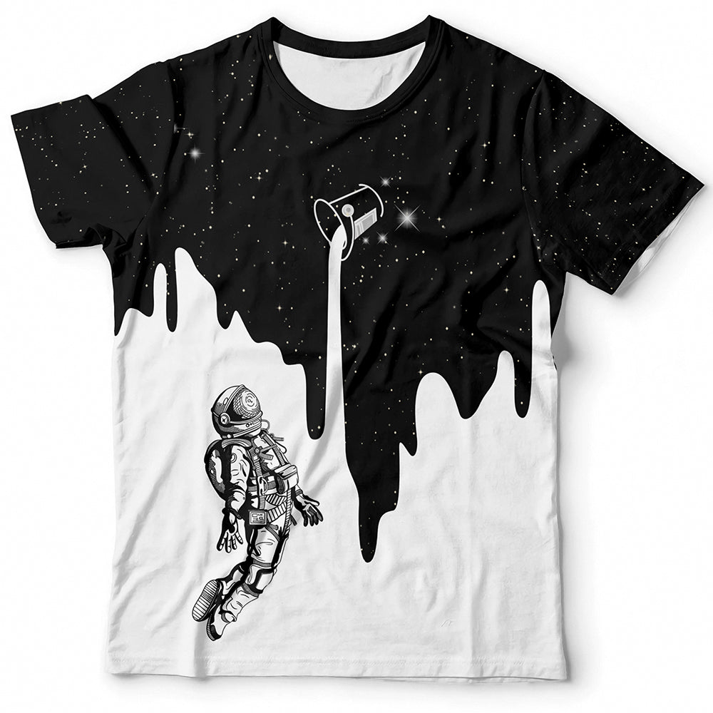 Adiffly Cartoon Astronaut T Shirt 3d Printing Hoods Summer Breathable