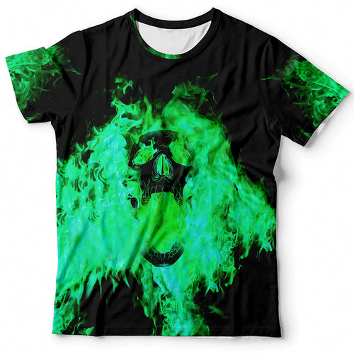 Adiffly Fashion Personality Tee Skull T Shirt Horror Novelty I'm Fine