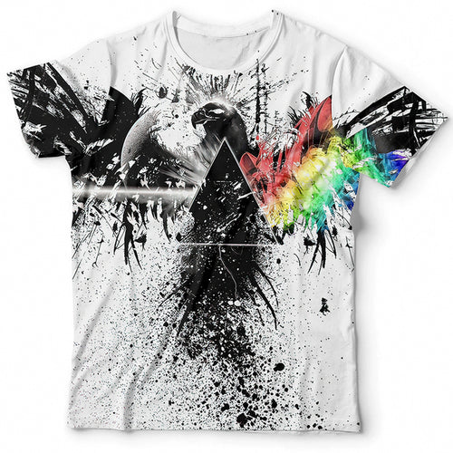 Adiffly Personality Short  Sleeved Skull Fashion Short  Sleeved Short