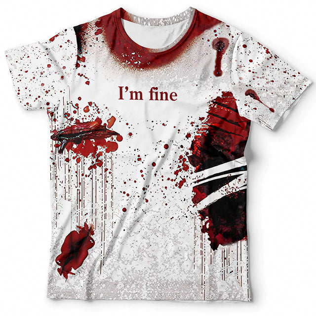 Skull T-Shirt Horror Novelty
