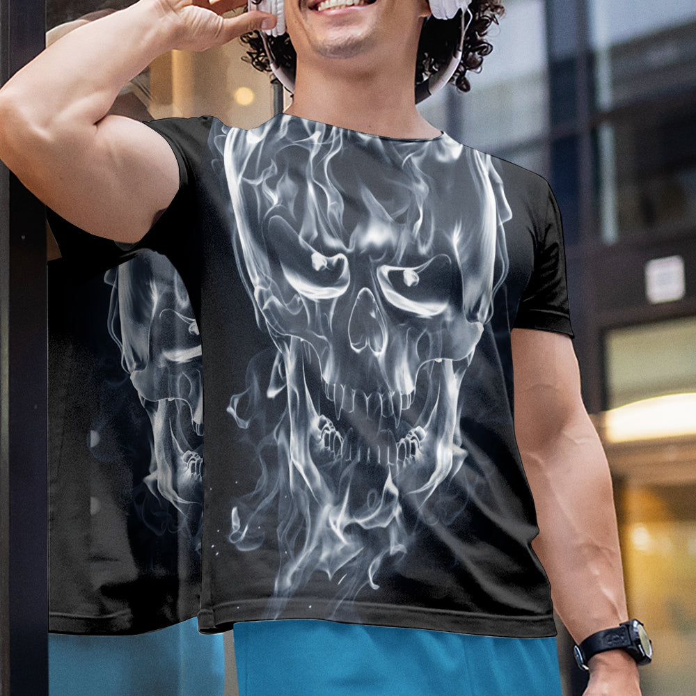Skull T-Shirt Horror Novelty